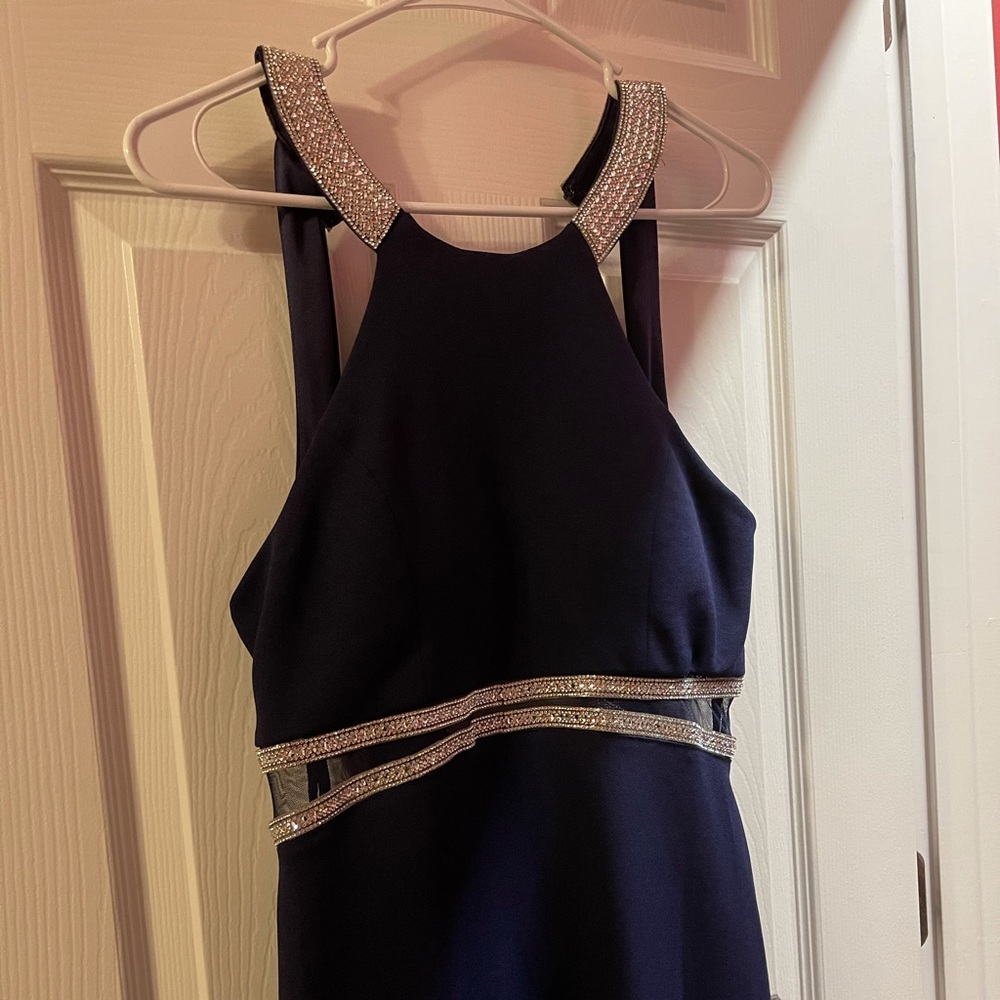 Navy blue party dress